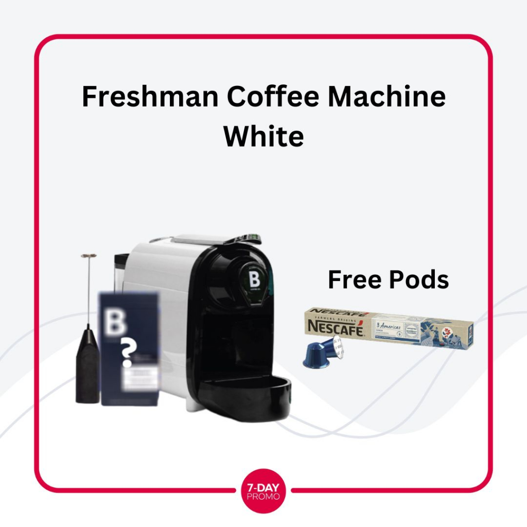 B Coffee Co. Freshman Coffee Machine Mesin Kopi Putih