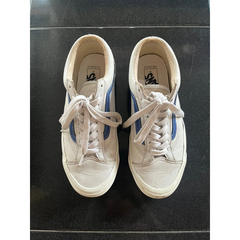 preloved vans leather 25 cm