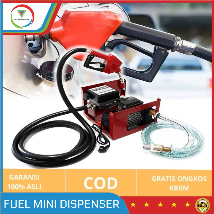 Pompa Minyak Diesel YB-60 / Fuel Transfer Pump Diesel Oil Minyak YB-60 | Pompa Transfer BBM Minyak Solar Premium Air dengan flowmeter