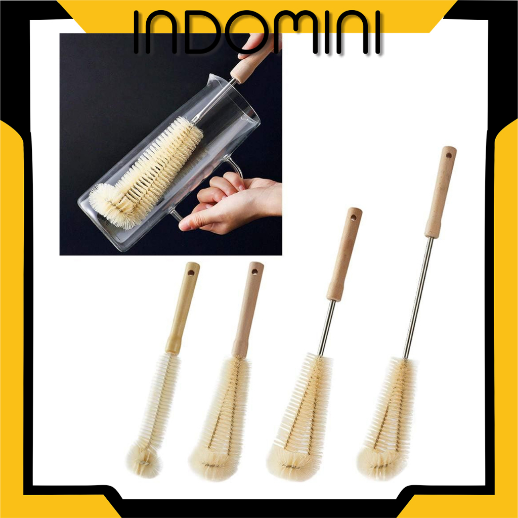 INDOMINI Sikat Pembersih Botol Gelas Gagang Panjang Kitchen Brush R881