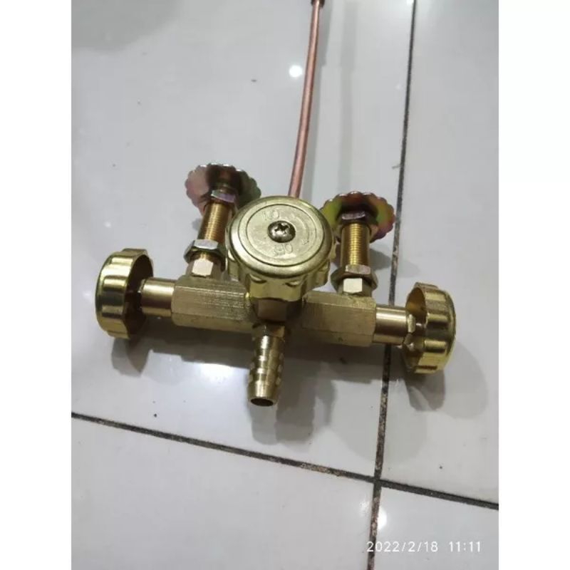 Mesin Regulating Kompor Gas High Pressure 2 Pipa Manual