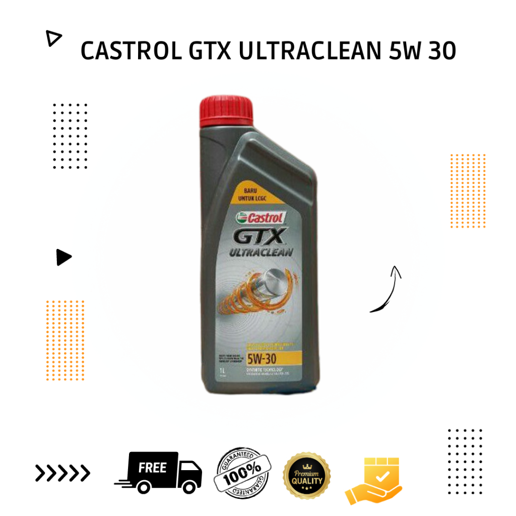 Oli Mobil Castrol GTX Ultraclean 5W 30