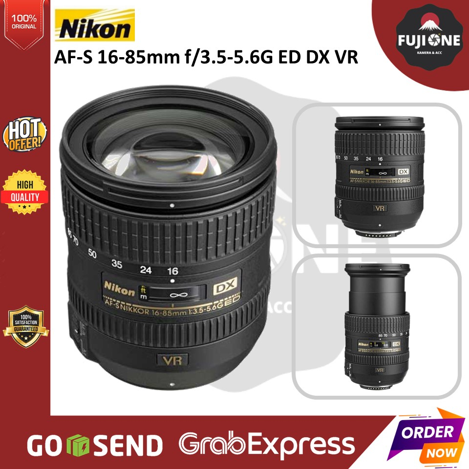 Nikon AF-S 16-85mm f/3.5-5.6G ED DX VR