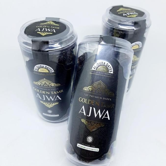 

KURMA AL-QURA DATES GOLDEN TAMR AJWA PREMIUM 500 GR ORIGINAL
