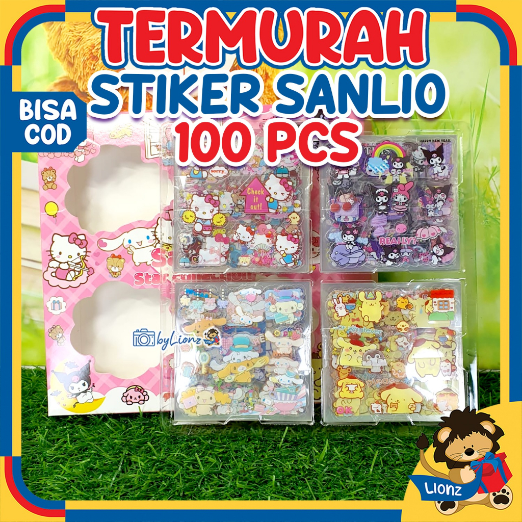 Stiker Premium Sanrio Series Waterproof