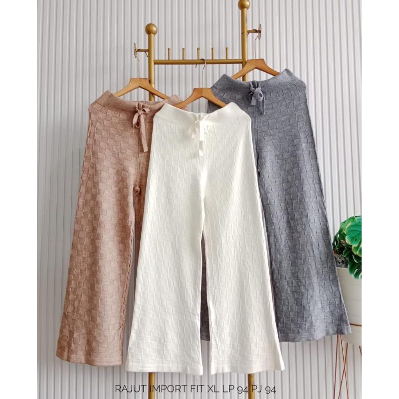 kulot rajut import fashion wanita modern