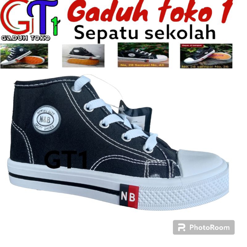 Sepatu kanvas sekolah nb pria dan wanita murah rekomendasi dari sekolah