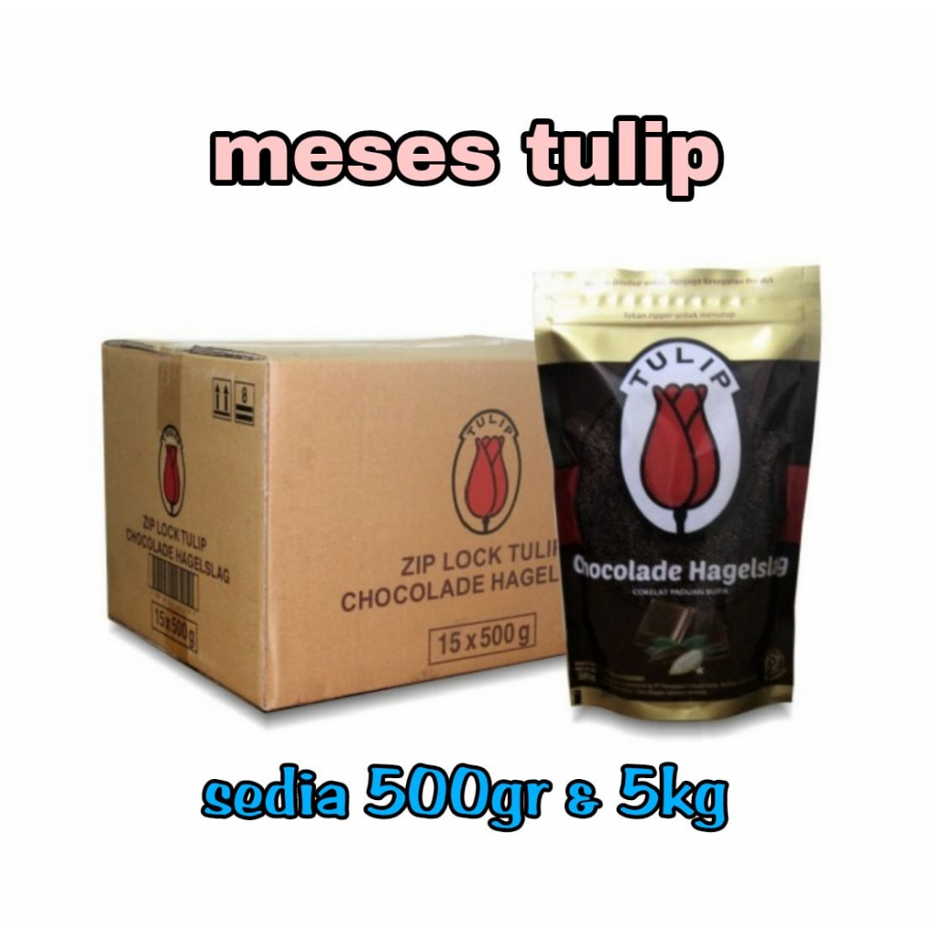 

Meses tulip choco rice compound 500 gram gr / meises mesis coklat