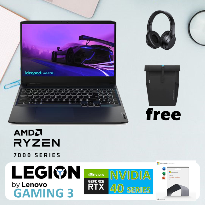 LENOVO IDEAPAD GAMING 3 15 RTX4050 6GB RYZEN 7 7735HS 8GB 512SSD W11+OHS 15.6WQHD IPS 165HZ 100SRGB 