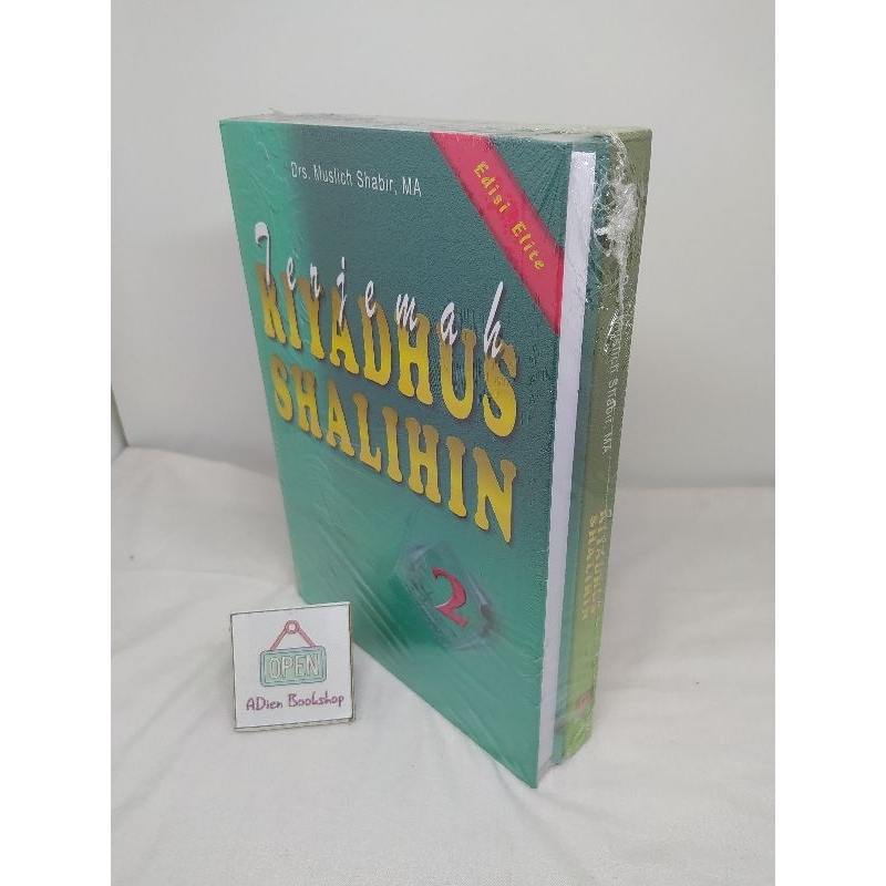 BUKU TERJEMAH RIYADHUS SHALIHIN JILID 1 DAN JILID 2 MUSLICH SHABIR TOHA PUTRA