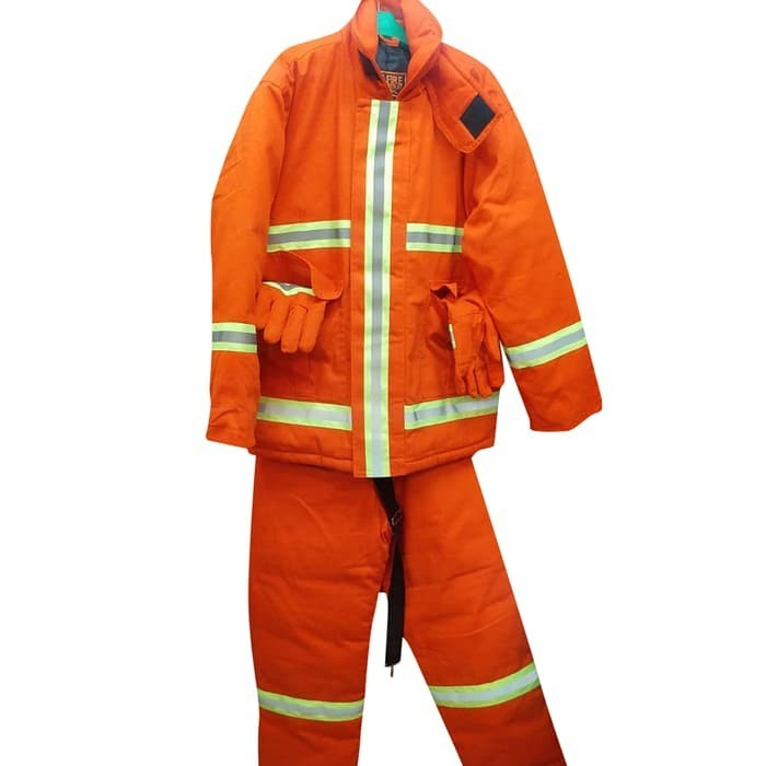 Baju Pemadam Kebakaran Damkar Fireman Suit Billfire Baju Pemadam Tahan Api
