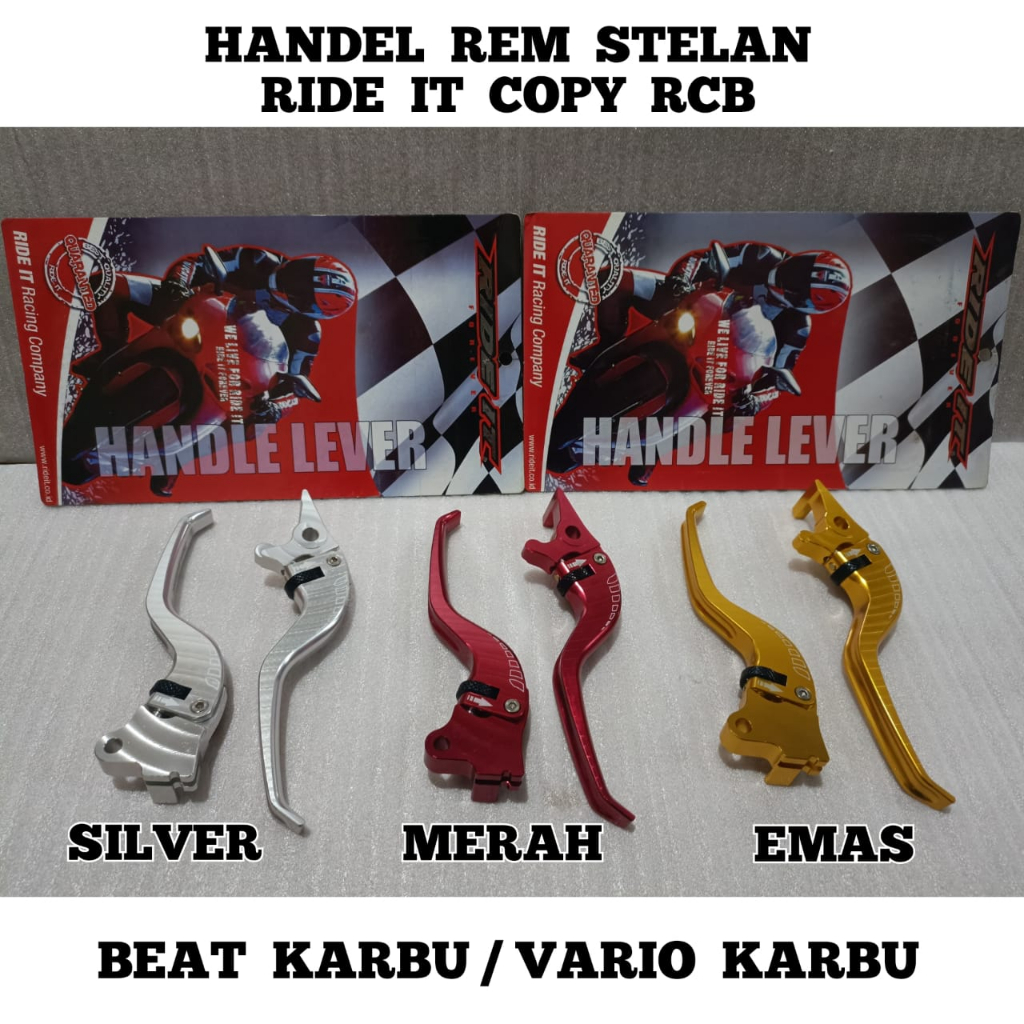 Handle rem variasi Ride It copy RCB Gold Vario Beat Vario 125 non CBS