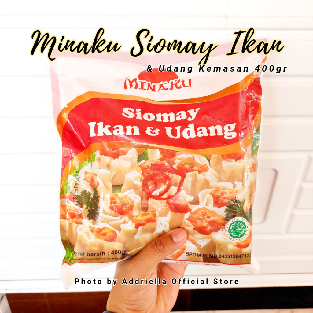 

ADDRIELLA Minaku Siomay Ikan dan Udang 400gr | Minaku/Frozenfood/Frozenfood Murah