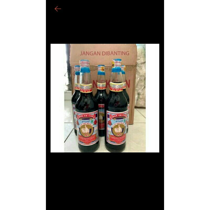 

Kecap Asin Cap Jempol Cu Cing Bagan Ban Ek Can(sudah termasuk Kardus dan bubble