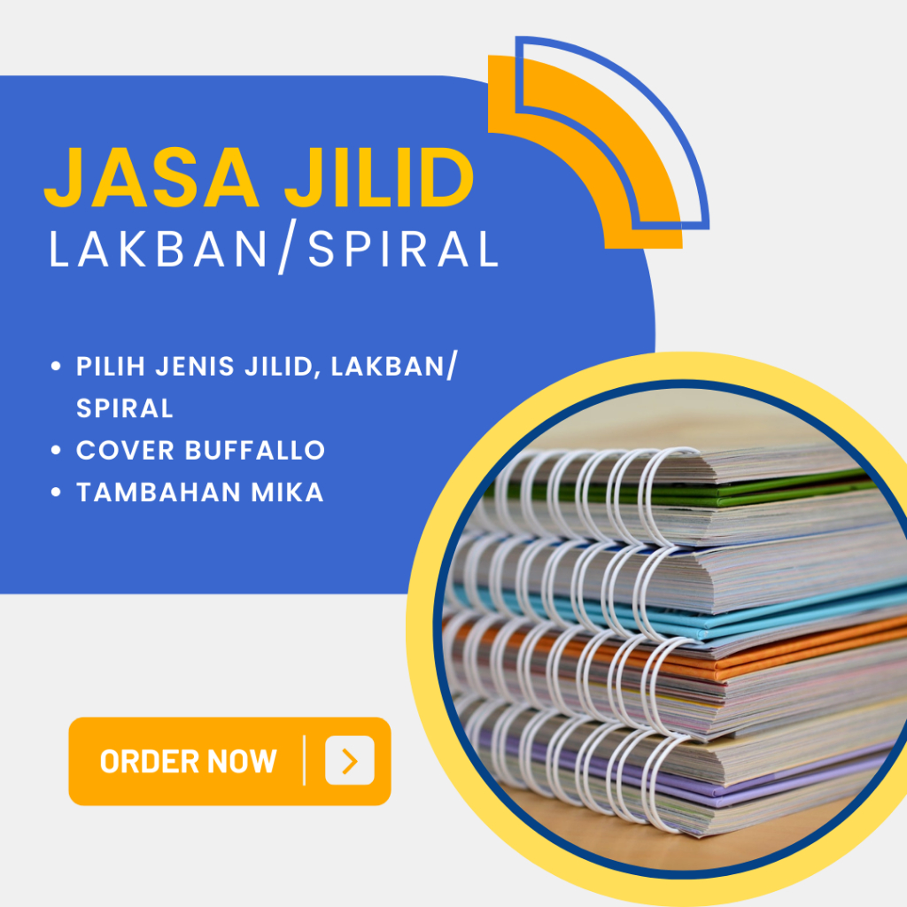 

JASA JILID LAKBAN/SPIRAL