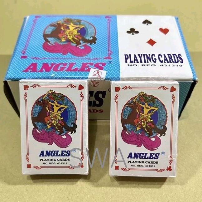 Mainan Kartu Remi Playing Cards Angles gambar Wayang