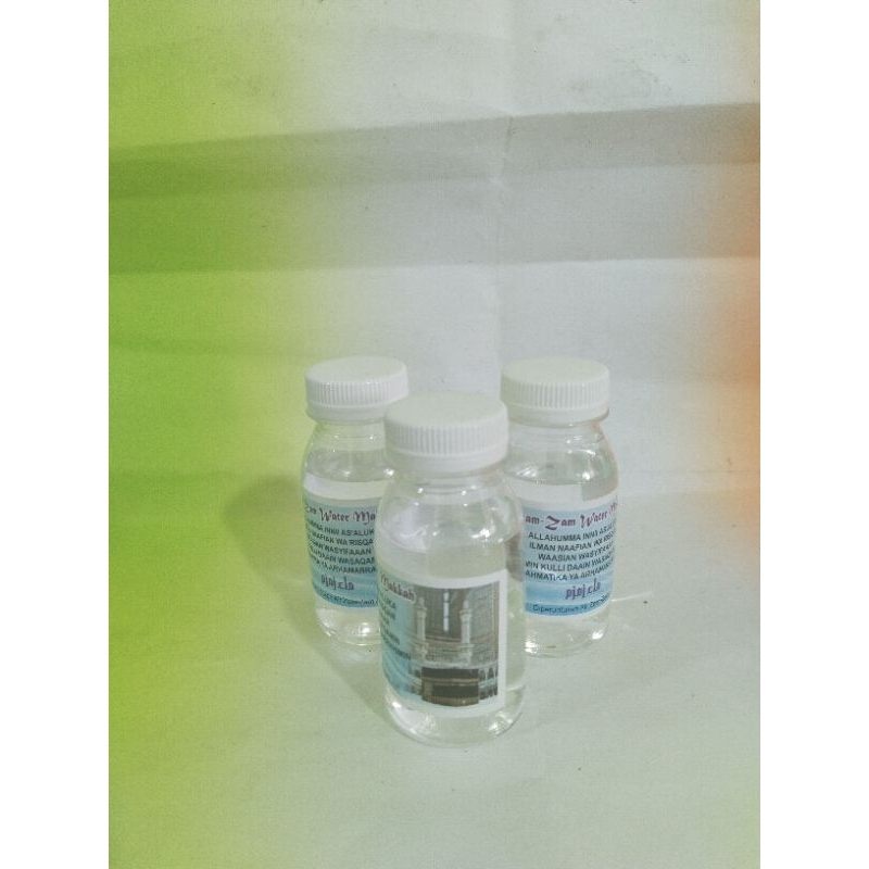 

Air zamzam / zamzam kemasan botol 80 ml Original