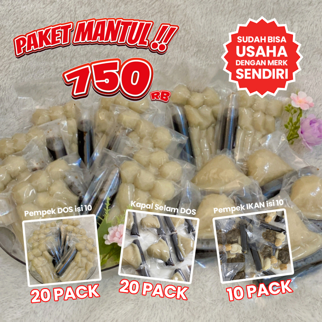 

Paket Mantul Pempek Usaha