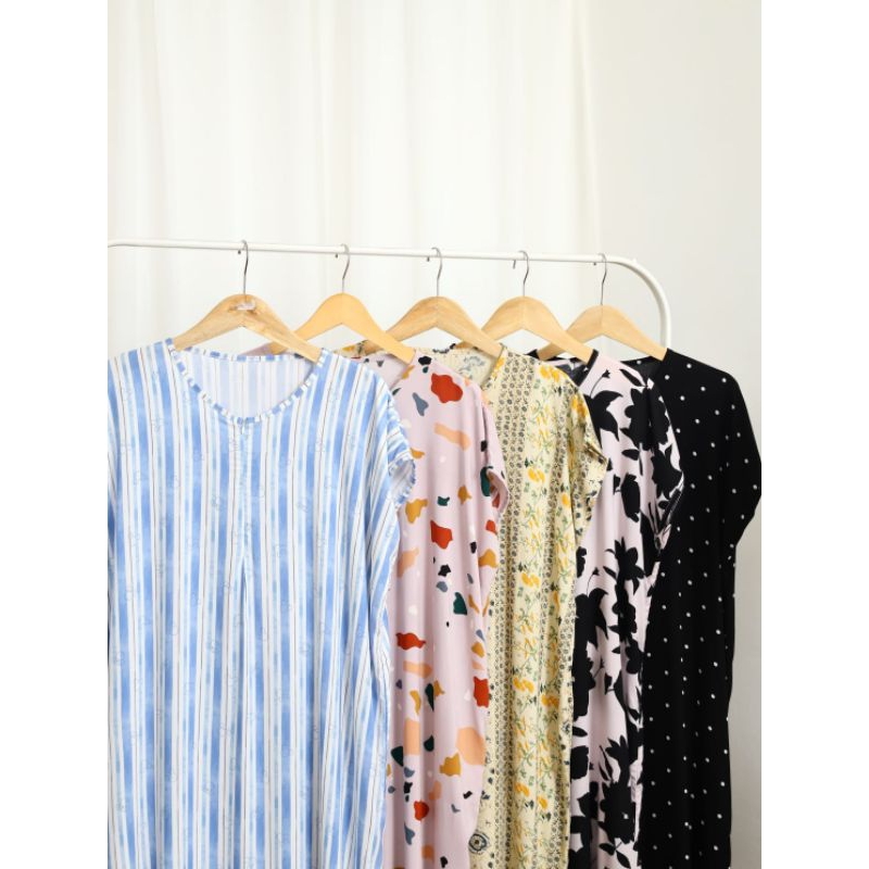 DASTER BUSUI PANJANG LENGAN PENDEK|DASTER RAYON BUSUI