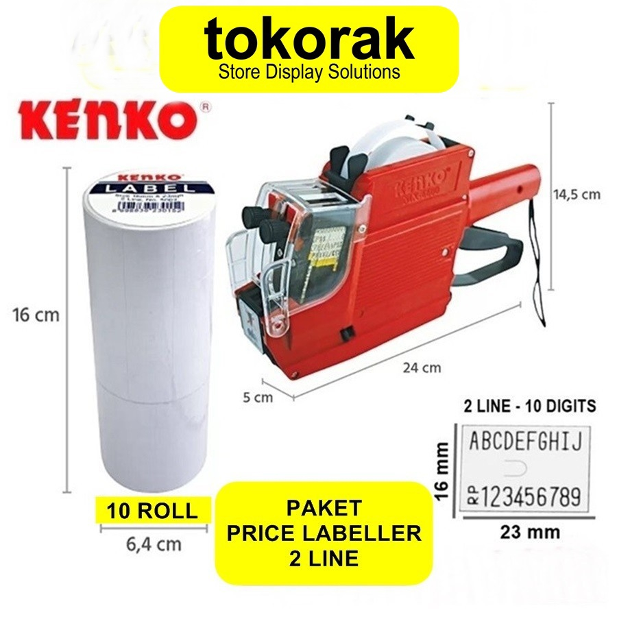 

PAKET MESIN LABELLER MX-6600A 2 LINE KENKO + ISI LABEL HARGA 10 PCS