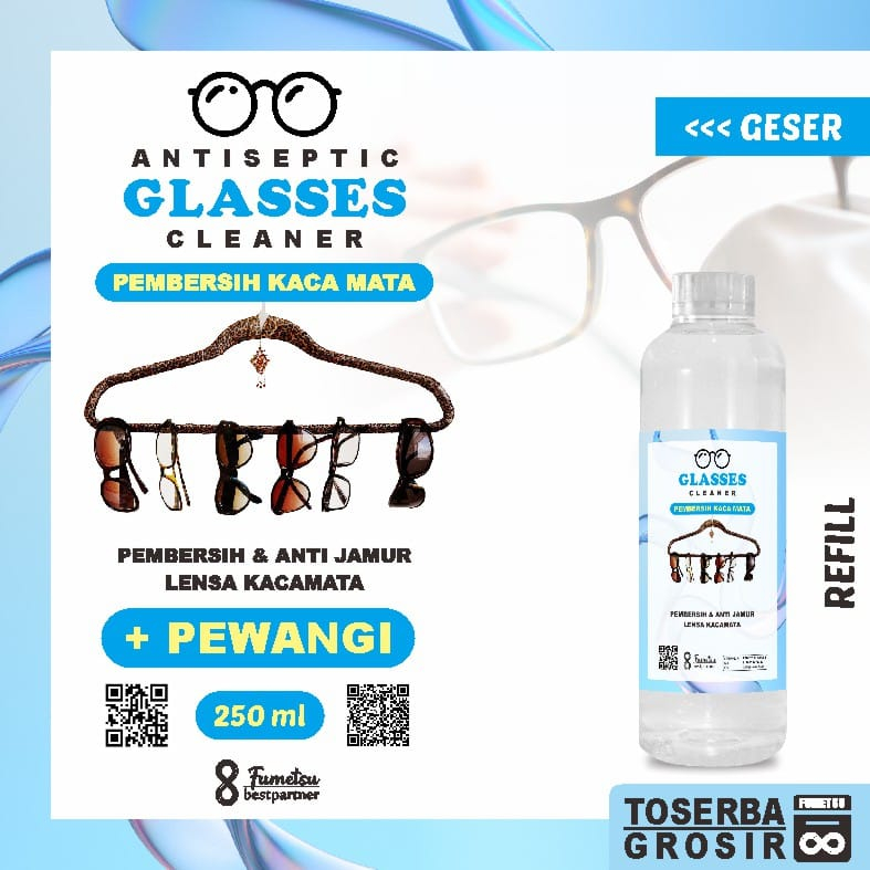 Cairan Pembersih Mengkilat Kacamata Aroma Wangi kemasan 250ml
