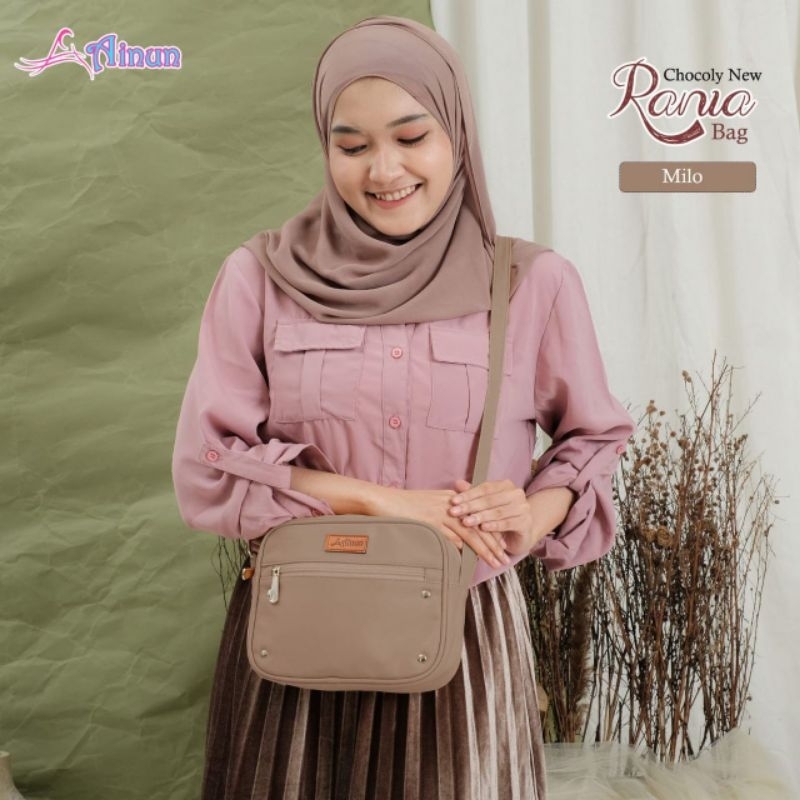 RANIA BAG BY AINUN TAS WANITA MURAH BAHAN CHOCOLY