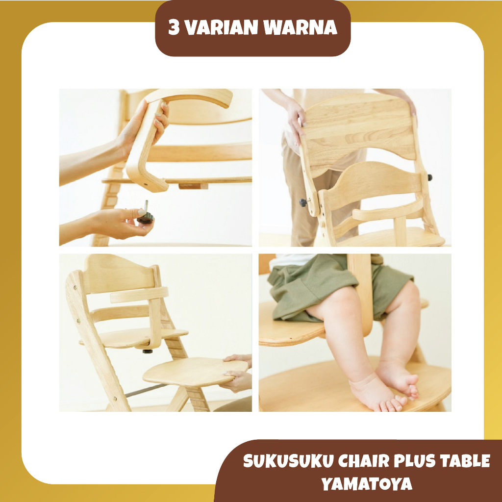 Yamatoya Sukusuku Plus Table Kursi Makan Bayi / Anak