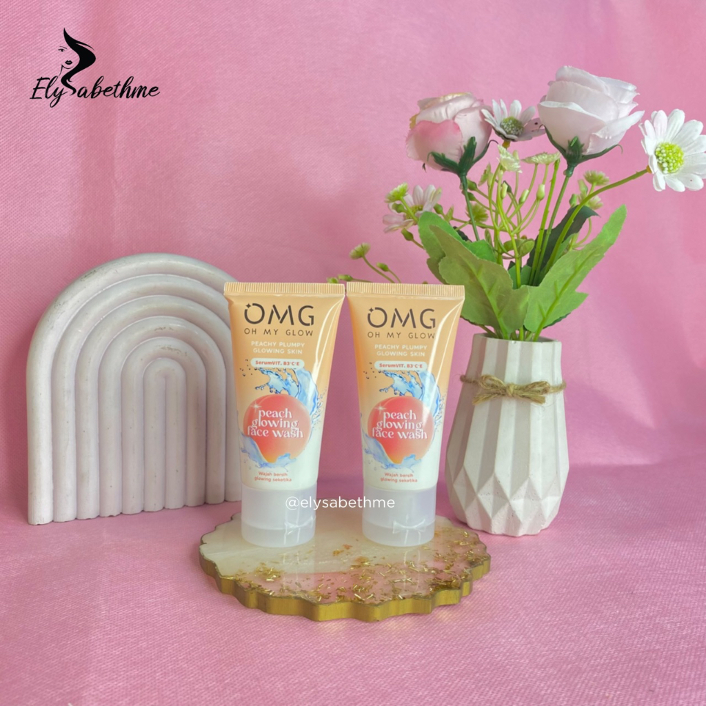 ✿ELYSABETHME✿ OMG face wash GLOW oh my glam facial sabun cuci muka membersihkan
