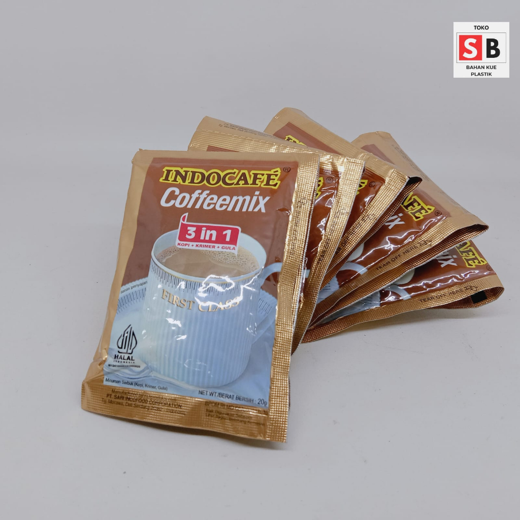 

INDOCAFE COFFE MIX 1 RENCENG / INDOCAFE COFFE MIX 10SACHET