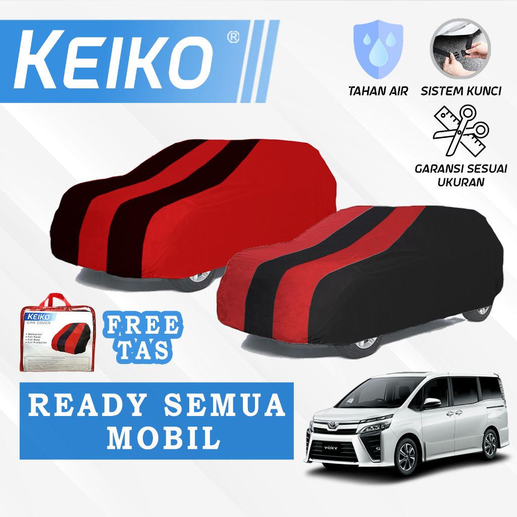 Cover Sarung Penutup Tutup Selimut Bungkus Body Mobil Warna Waterproof Serena Voxy Evalia NAV1 Alphard Vellfire Elgrand H1 APV Grand Max Luxio Carry Zebra Lexus UX NX RX LX ES LS LM LC Nissan Leaf Kicks Magnite Keiko