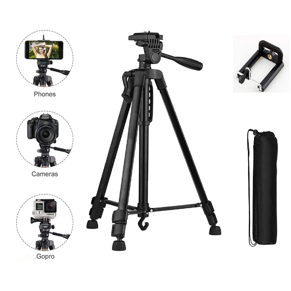 Tripod Handphone Camera 3366 Color Holder U Kaki Stabilizer