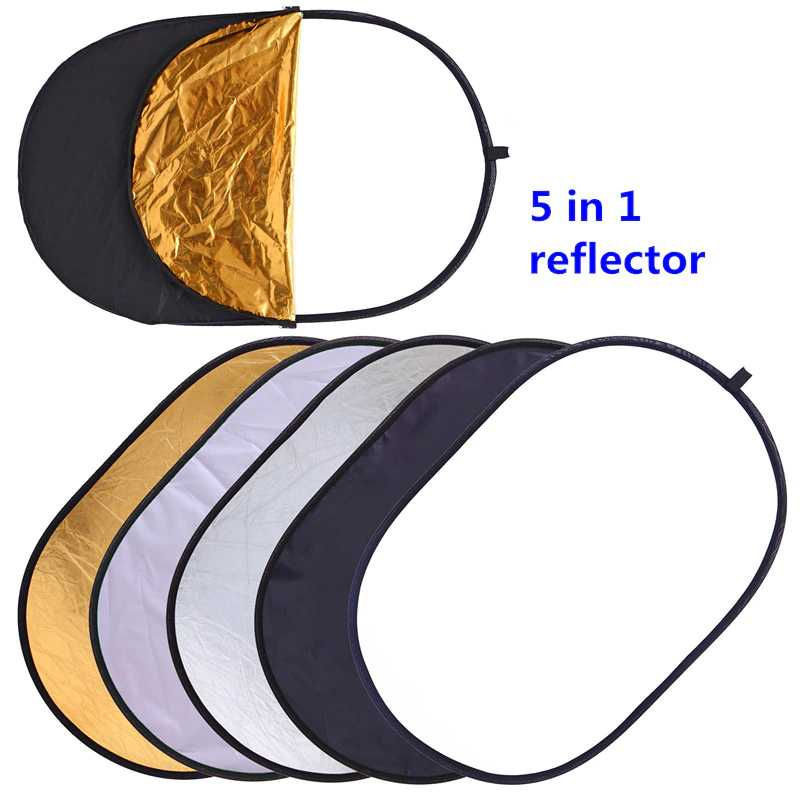 Reflektor Cahaya 5 in 1 Backdrops Studio Foto Lighting Photoshoot Reflector