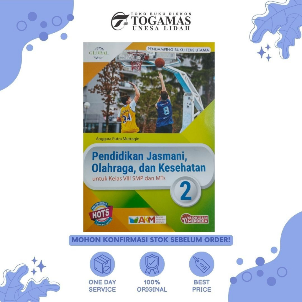 PBTU: PENDIDIKAN JASMANI, OLAHRAGA, DAN KESEHATAN SMP /MTS VIII JL2  KSP KURIKULUM MERDEKA