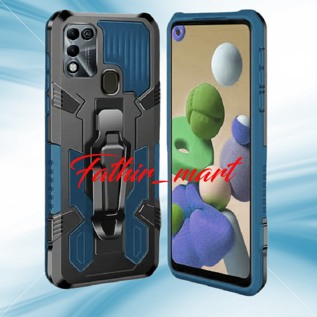 CASE INFINIX HOT 10 PLAY CASING STANDING BACK KLIP HARD CASE ROBOT NEW COVER