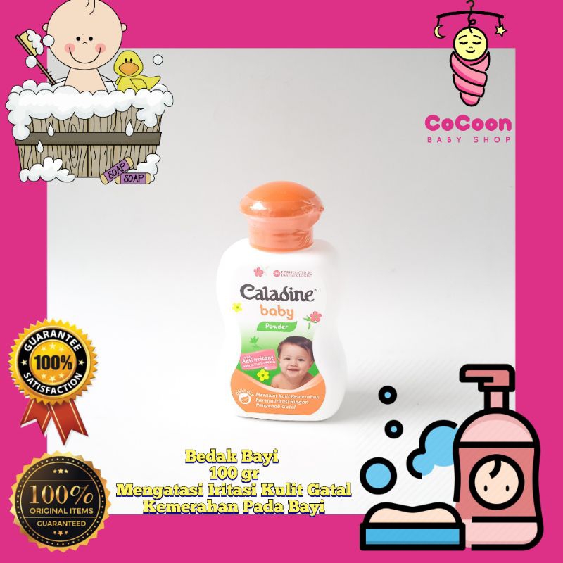 Bedak Bayi Anti Iritasi Kemerahan Gatal Caladine Baby Powder 100 gr 100g