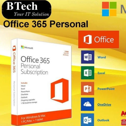 Microsoft Office 365 Personal Original License ( 2User )