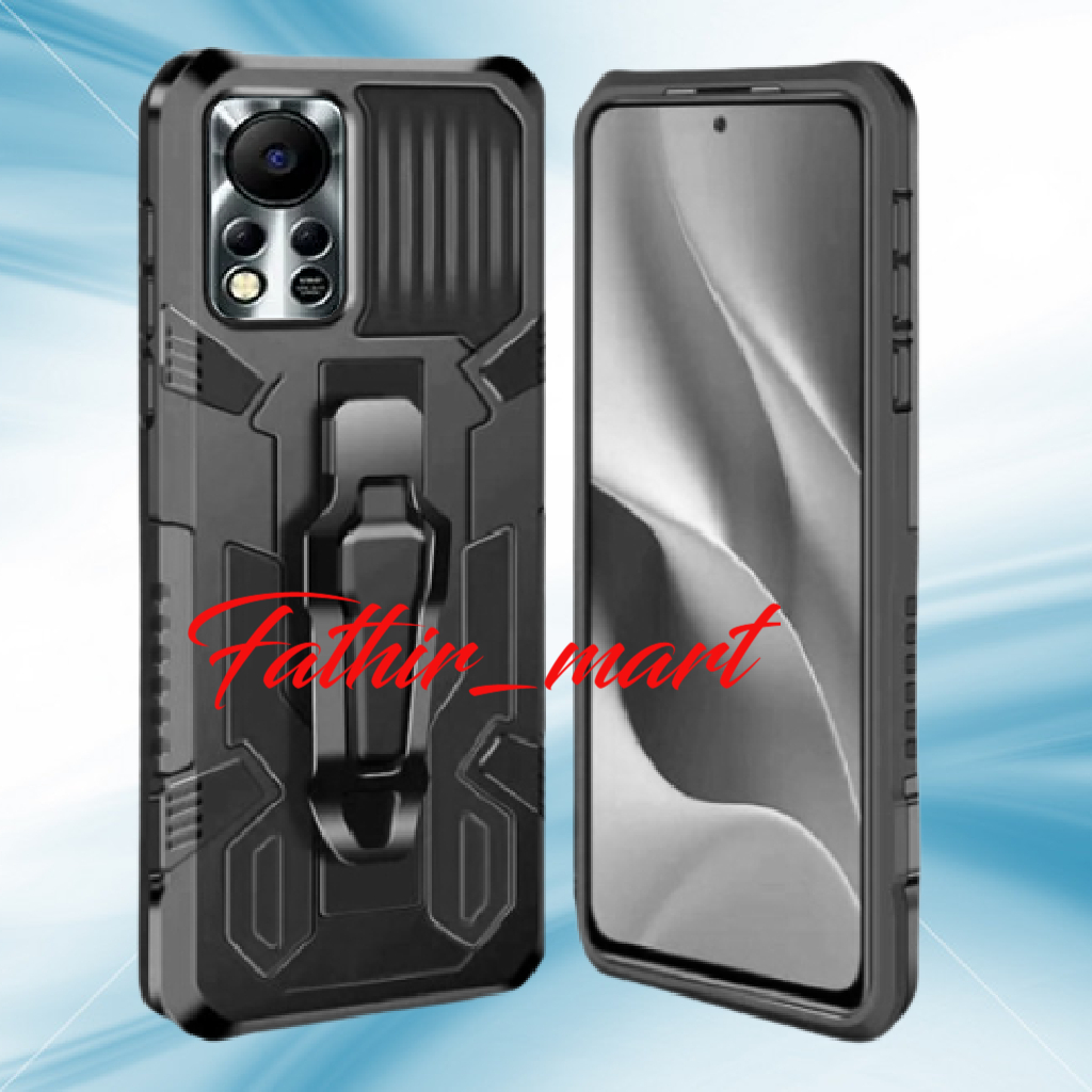 CASE INFINIX HOT 11S NFC CASING STANDING BACK KLIP HARD CASE ROBOT NEW COVER