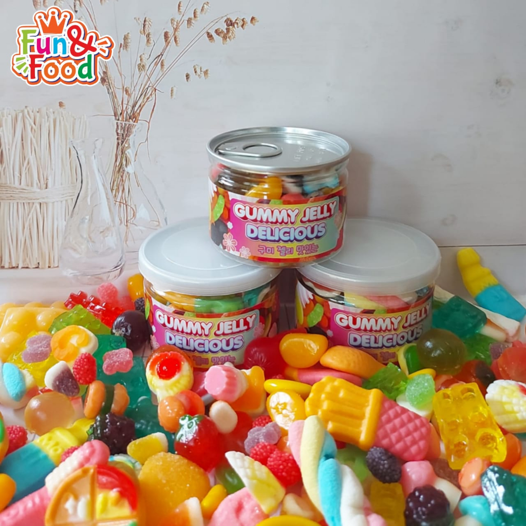 

RB Permen Gummy Jelly Delicious Jelly Korea Fancy Mix Permen Lunak Kualitas Premium - Variasi