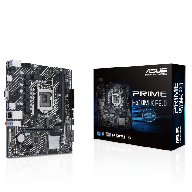 Motherboard ASUS PRIME H510M-K R2.0 (Socket Intel LGA 1200, Gen 11, Gen 10)