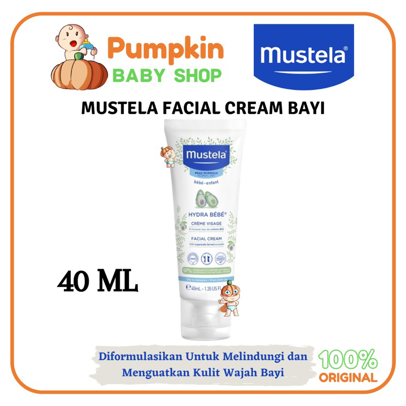 MUSTELA HydraBebe Facial Cream / mustela krim muka bayi