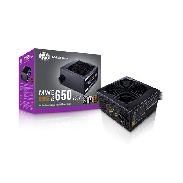 PSU Cooler MAster MWE 650 V2 80+ Bronze / Power Supply CM MWE650