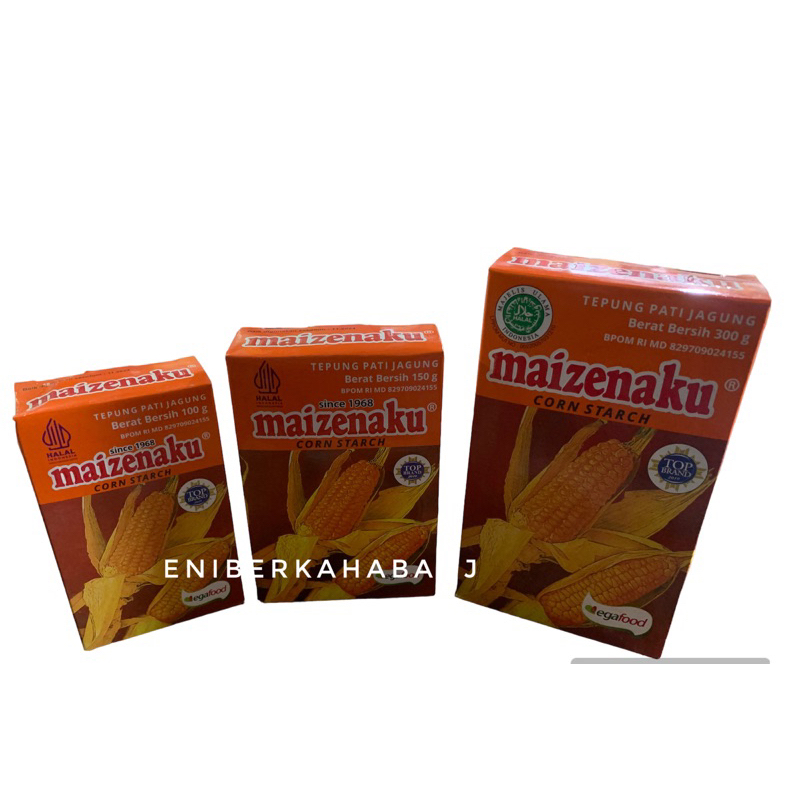 

Maizenaku Corn Strach 100 gram, 150 gram, dan 300gram