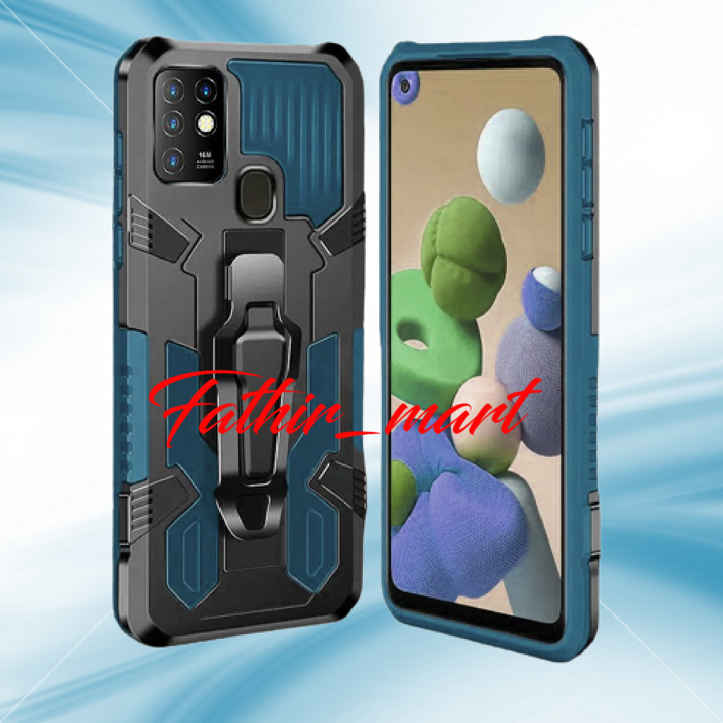 CASE INFINIX HOT 10 CASING STANDING BACK KLIP HARD CASE ROBOT NEW COVER