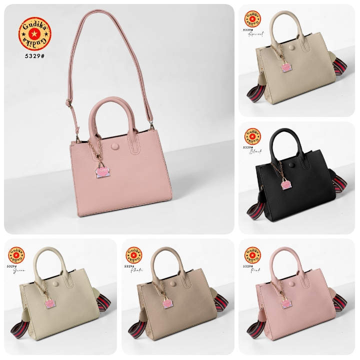 GUDIKA Handbag 5329 - Tas Wanita Kulit OOTD Harian Korea Style - Tas Selempang Anti Air Kekinian Import Original Terbaru - sling bag - shoulder bag - tas bahu - tas kulit - tas batam - tas pesta kondangan