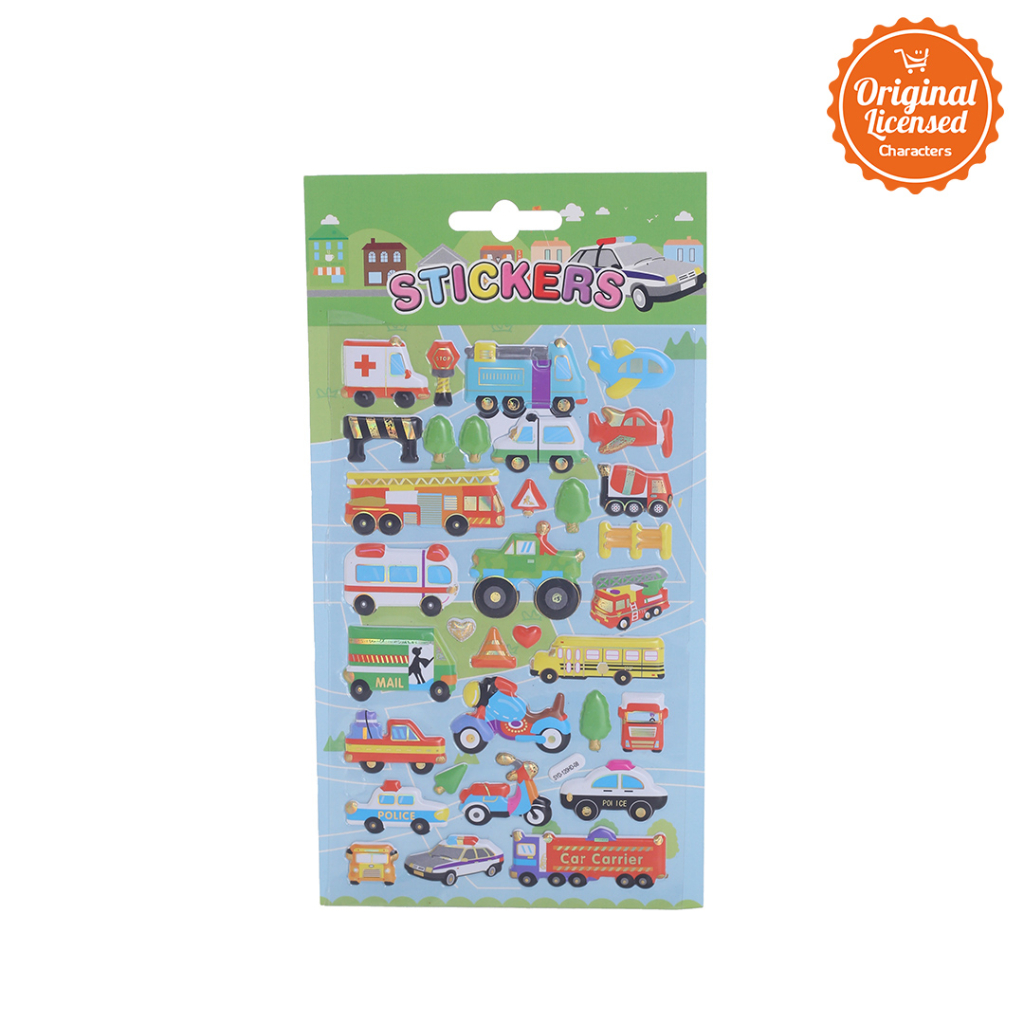 

Sticker Timbul 3D Sticker Puffy Karakter Mobil Dinas