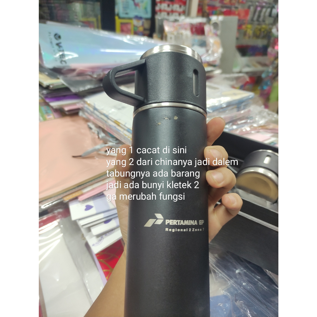 

thermos sultan pertamina garfir reject