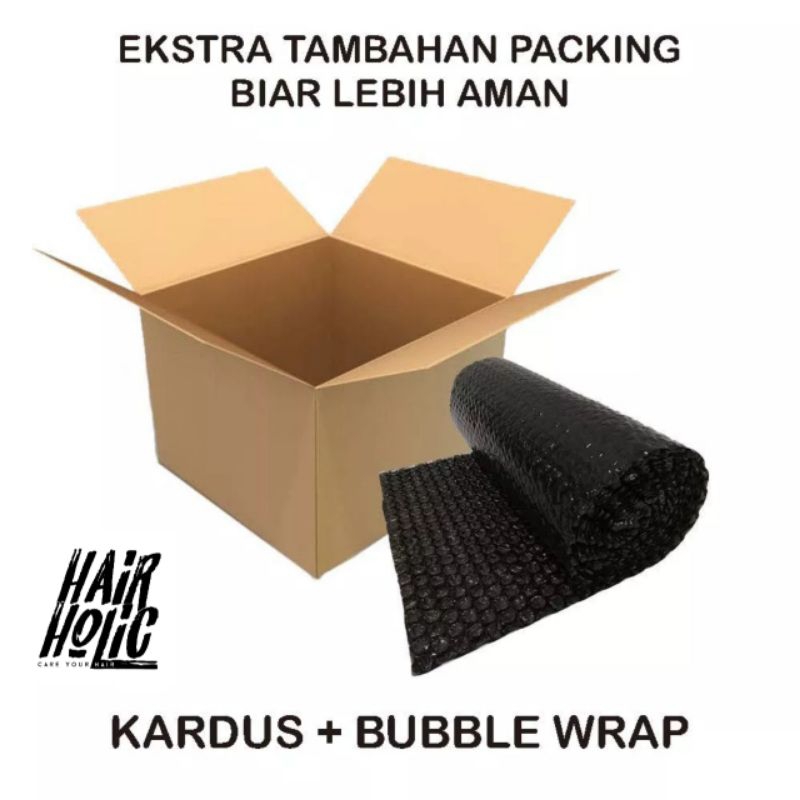 

Kardus dan bublewrap tambahan packing NaturalBeautyshop29