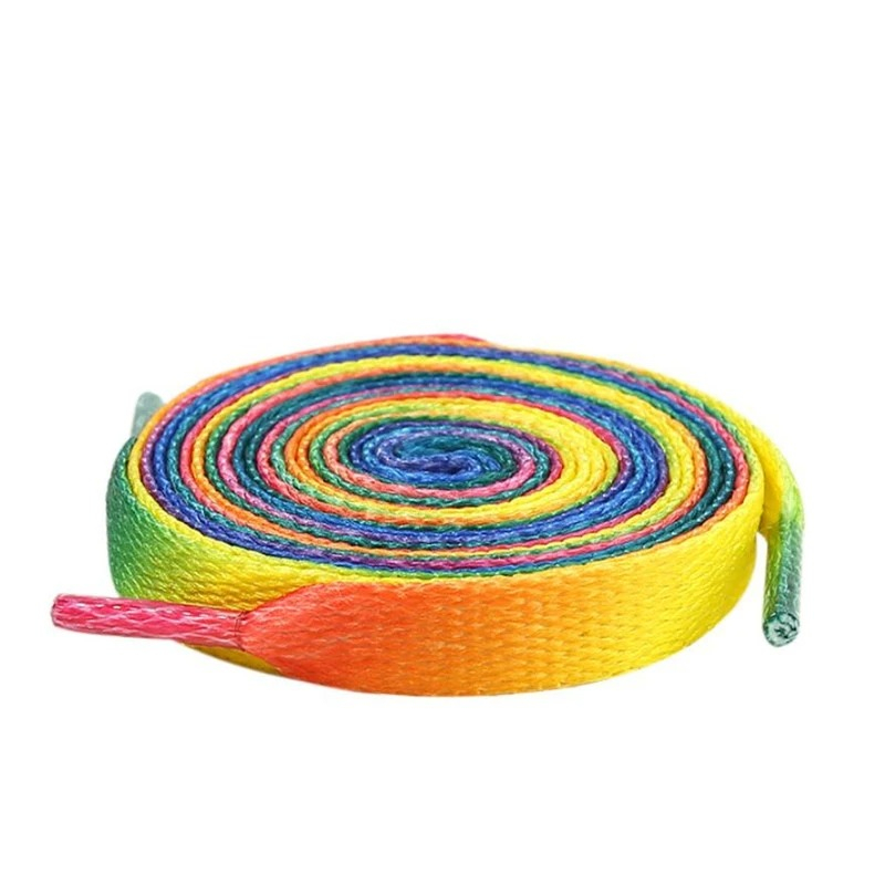 Tali Sepatu Pelangi Shoelaces Rainbow 110cm