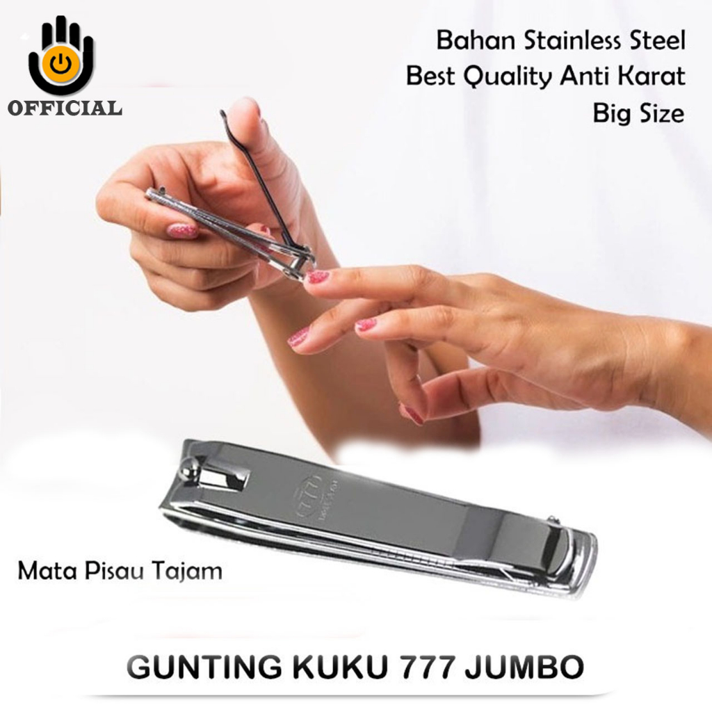 Gunting Kuku Jumbo 777 Original Gunting KuKu Besar Stainless Steel Made In Korea