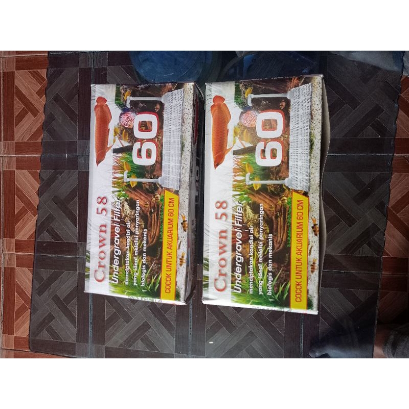 Filter Undergravel untuk aquarium membuat air Bening